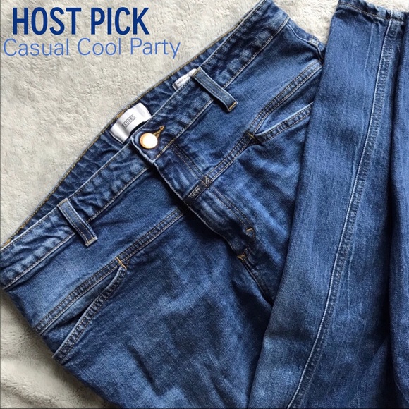 closed jeans cropped worker